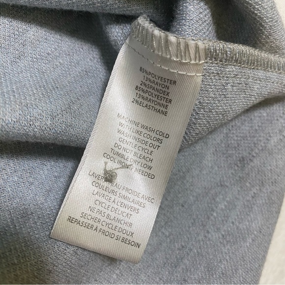 Beachlunchlounge Flannel Sz Small Grey Light Blue - Picture 11 of 12